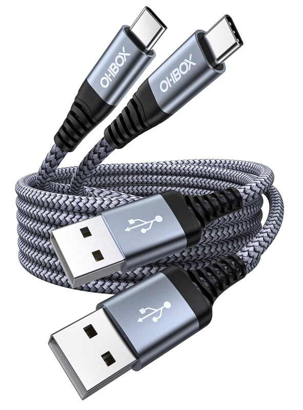 USB to USB C Cable 60W Fast Charging [2 Pack 6FT], USB a to USB C Cable for | Ca
