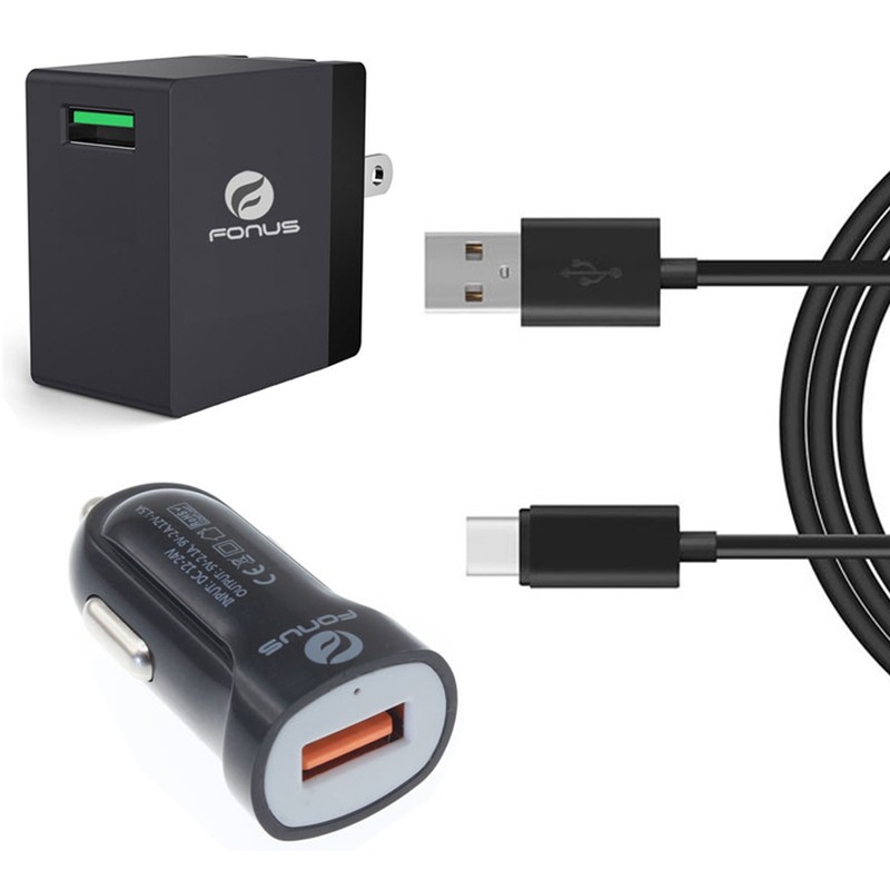 For Galaxy Z Flip 3/4/5/6/7/7 FE - Fast Home Car Charger USB