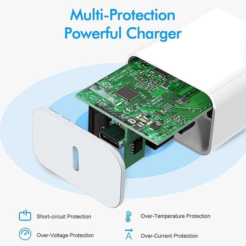 iPhone Charger Fast Charging,Fast 20W PD 6FT(1Pack C-L), White gallery