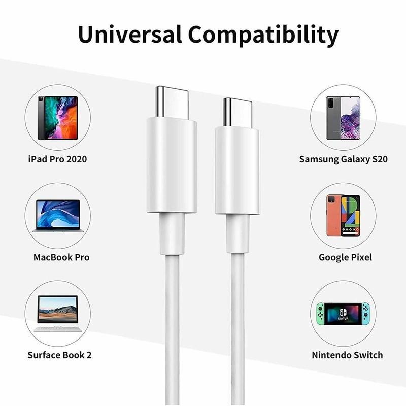 Wholesale 60W Type C Fast Charging PD USB C To C Cable For Android iPhone 15 Pro gallery