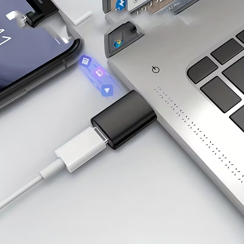 4× USB-C 3.1 Male to USB A Female Adapter Converter OTG Type C Android Phone USA gallery