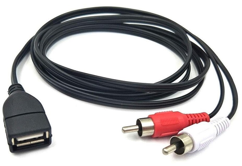 5 Feet USB to Dual RCA Male Y Splitter – Ideal for AV Equipment Connection gallery