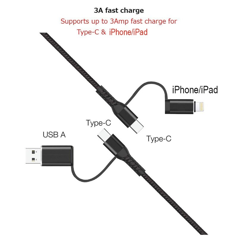 For Samsung Galaxy A54 5G/A53 5G/A52 5G - Fast Charger 4-in-1 USB-C Cable Power gallery