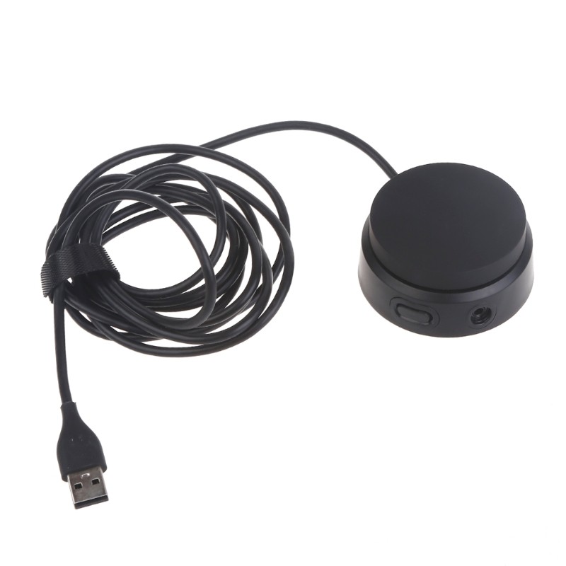USB Controller Cable for QC35 QC45 Headset USB Sound Card Knob Cable