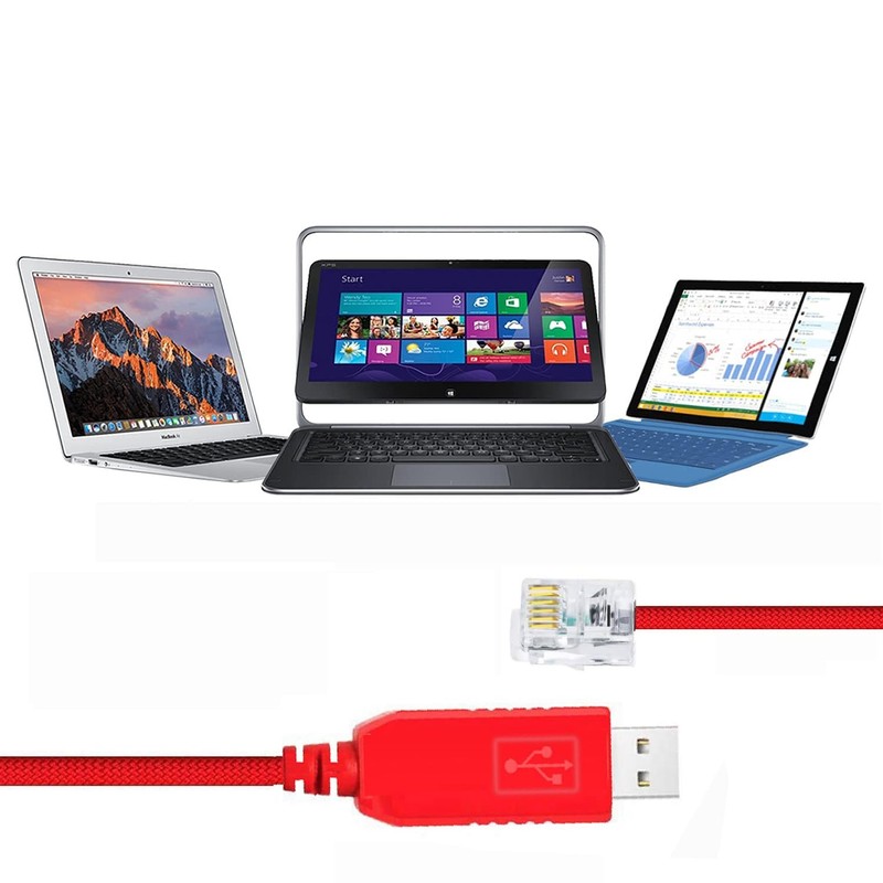 USB to RJ11 Cable for Skywatcher SynScan Computerized GOTO Hand Controller PC... gallery