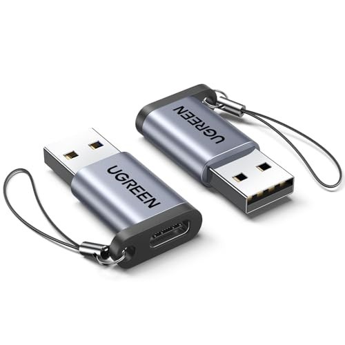 10Gbps USB C to USB A Adapter 2 Pack - Type C Charger Cable Converter for iPhone gallery