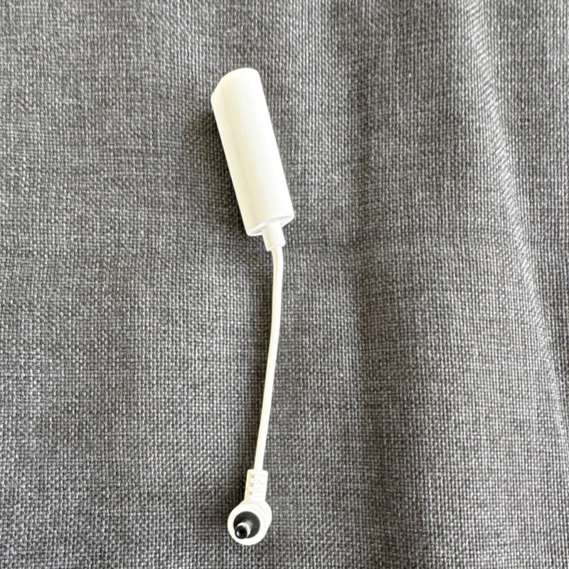 White USB-C Adapter Cable, Short, Universal, Glossy Plastic, 1 Port gallery