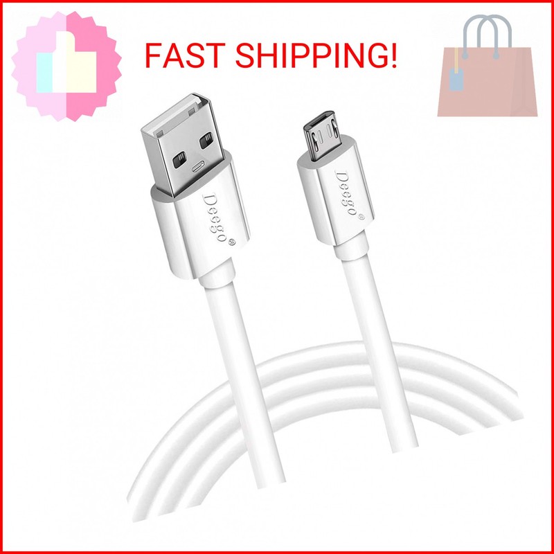 DEEGO Micro USB Cable,15Ft Extra Long PS4 Controller Charger Cable, Enduring And