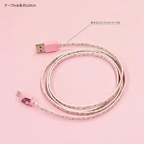 Gourmandise Sanrio Characters USB Type-C Cable My Melody SANG-304MM gallery