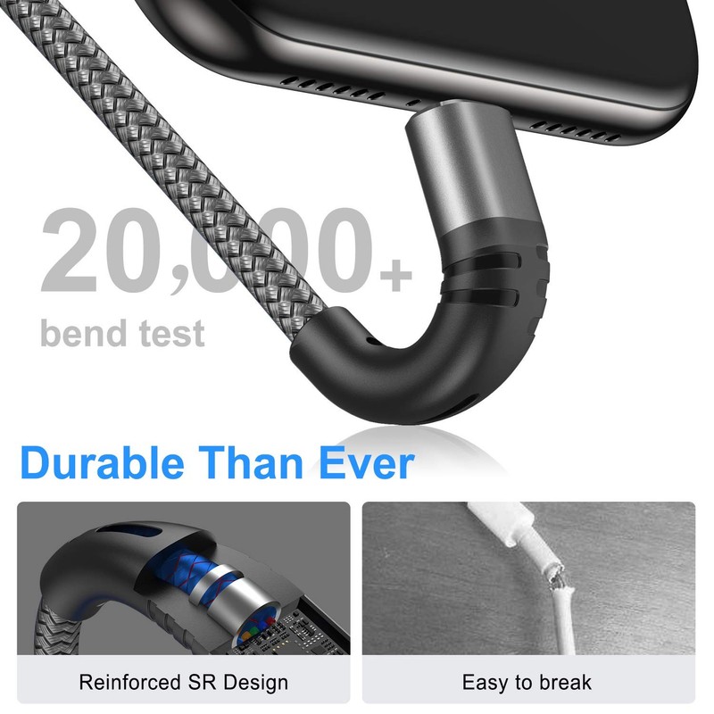 2 Pack 10ft Micro USB Cable Android Phone Charger Extra Long Charging Cord gallery