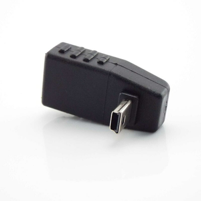 Left/right/down/up angle A Female to 5-pin B Male Mini USB OTG adapter Converter gallery