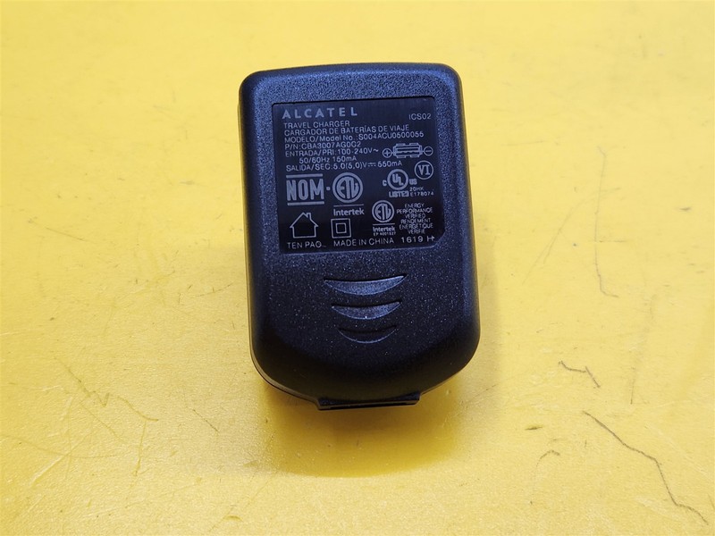 ⭐️⭐️⭐️⭐️⭐️ Alcatel Power Adapter Cube S004ACU0600055 5V DC 550mA
