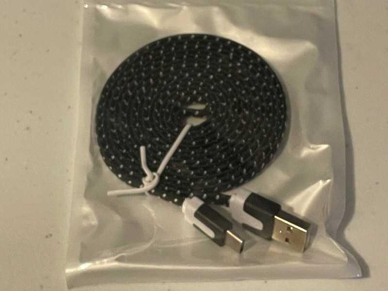 Flat Braided Rugged Nylon Charger Cable USB Cord for MICRO-C TYPE PHONE/DEVICE gallery