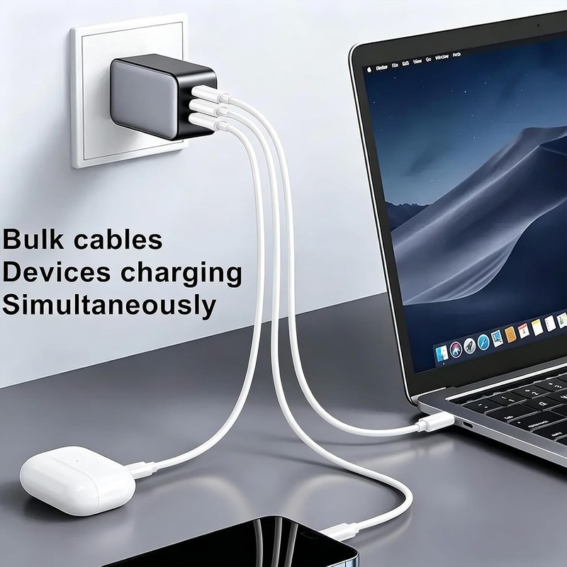 30-Pack USB C to C 48W Charger Cable - Bulk USB-C to Type C Multipack White F... gallery