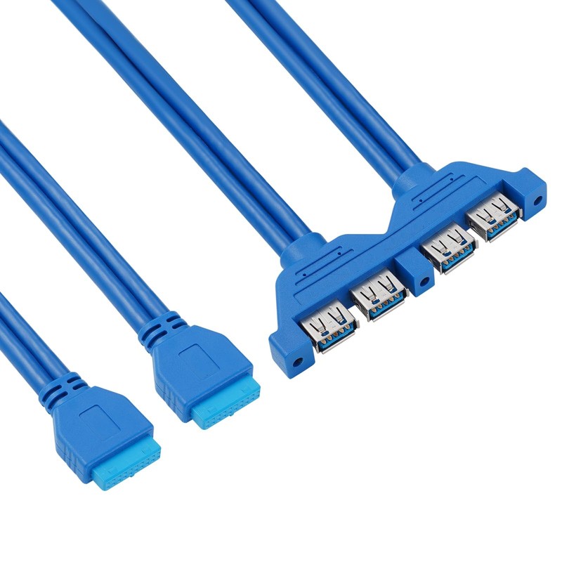 USB 3.0 Front Panel Header Motherboard 20-Pin to 4-Port USB 3.0 Extension gallery