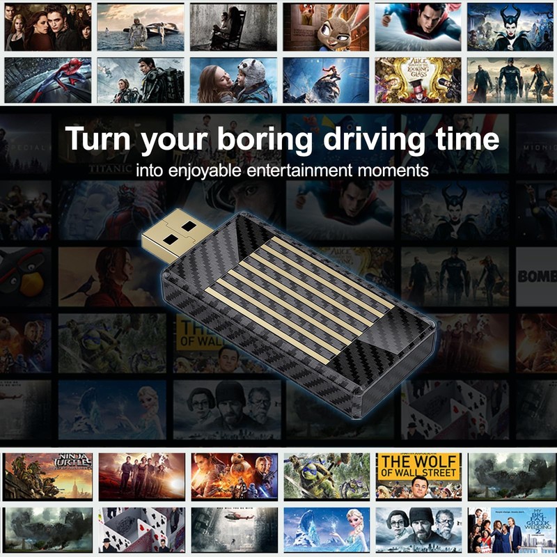 Yurnlv Wireless CarPlay Android Auto Adapter AI Magic Box, Builtin Play Store... gallery