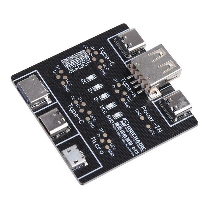 DT3 Data Cable Detection Board USB Cable Tester For iOS Android Type-C iPhone