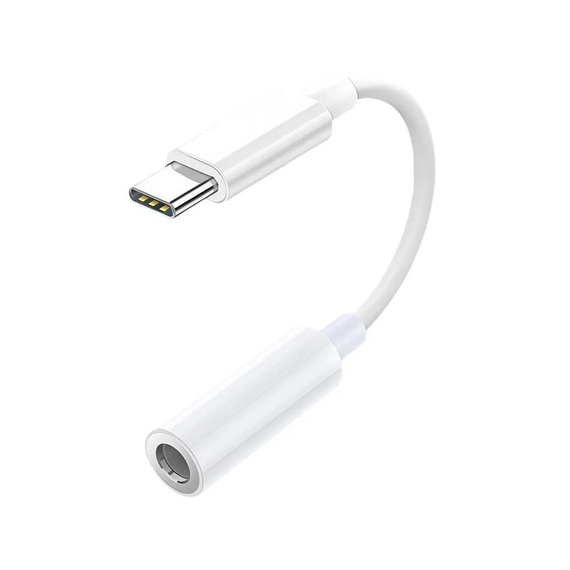 USB Type C TO 3.5mm Female Headphone Jack Adapter AUX Stereo Speaker Audio Cable