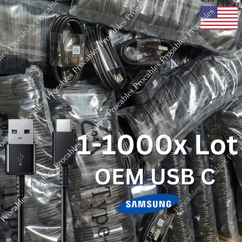 Wholesale Bulk USB Type C Cable For Samsung S10 S9 N8 Fast Charger Charging Cord