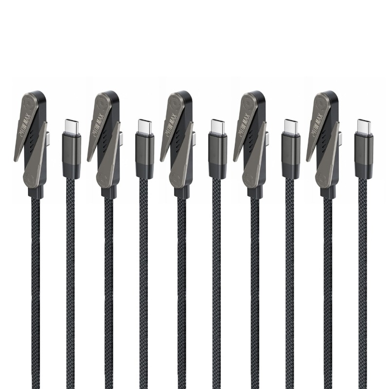 Premium Braided USB C Cable 1.5m Length Supports 240W Rapid Power Delivery