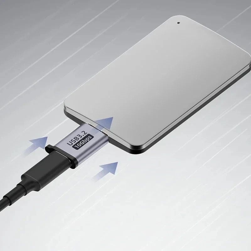 Micro B USB 3.0 Male to Type-C Female Adapter: Fast Data Transfer HDD Connector gallery