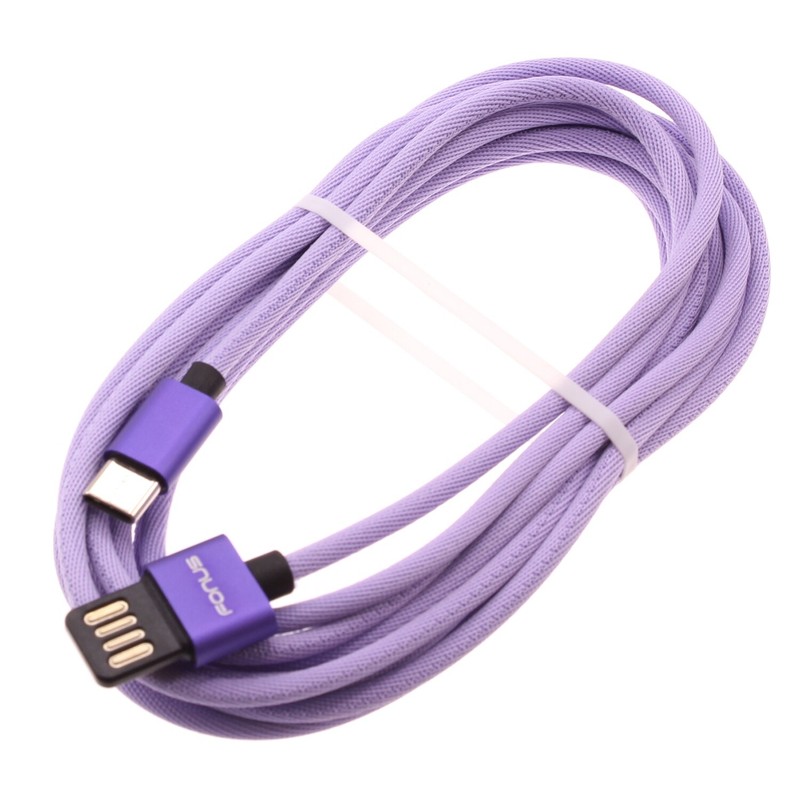 For Galaxy Z Flip/3/4/5 Purple 10ft USB-C Cable Extra Long Fast Charger Power