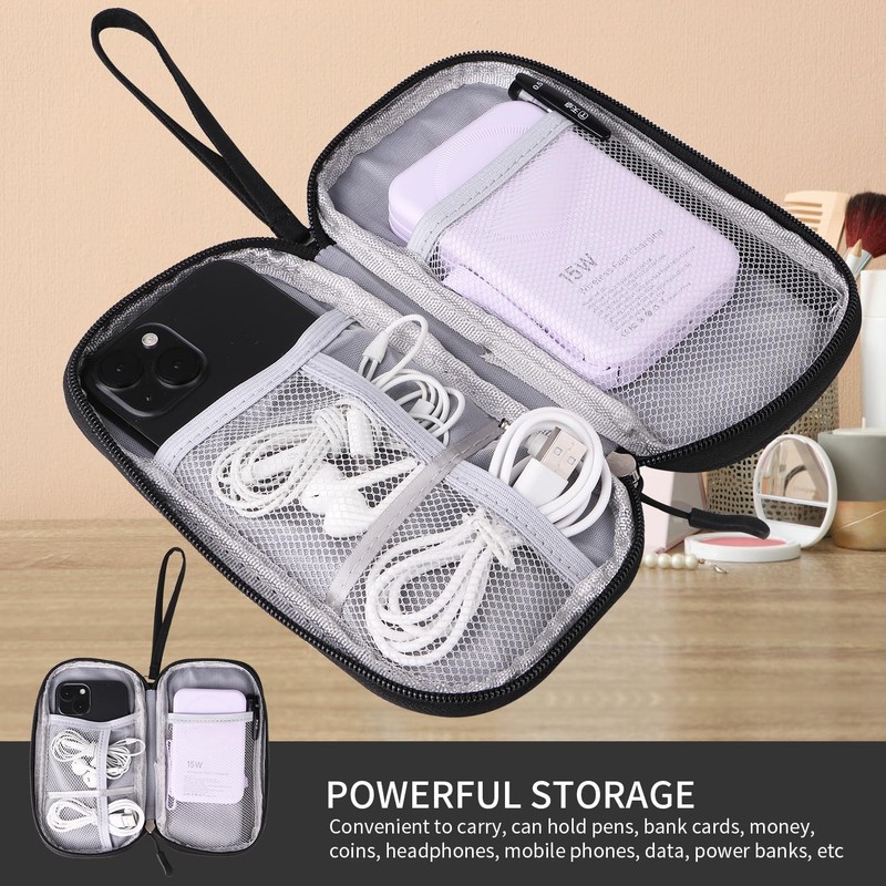 Universal Travel Cable Organizer Accessories Bag gallery