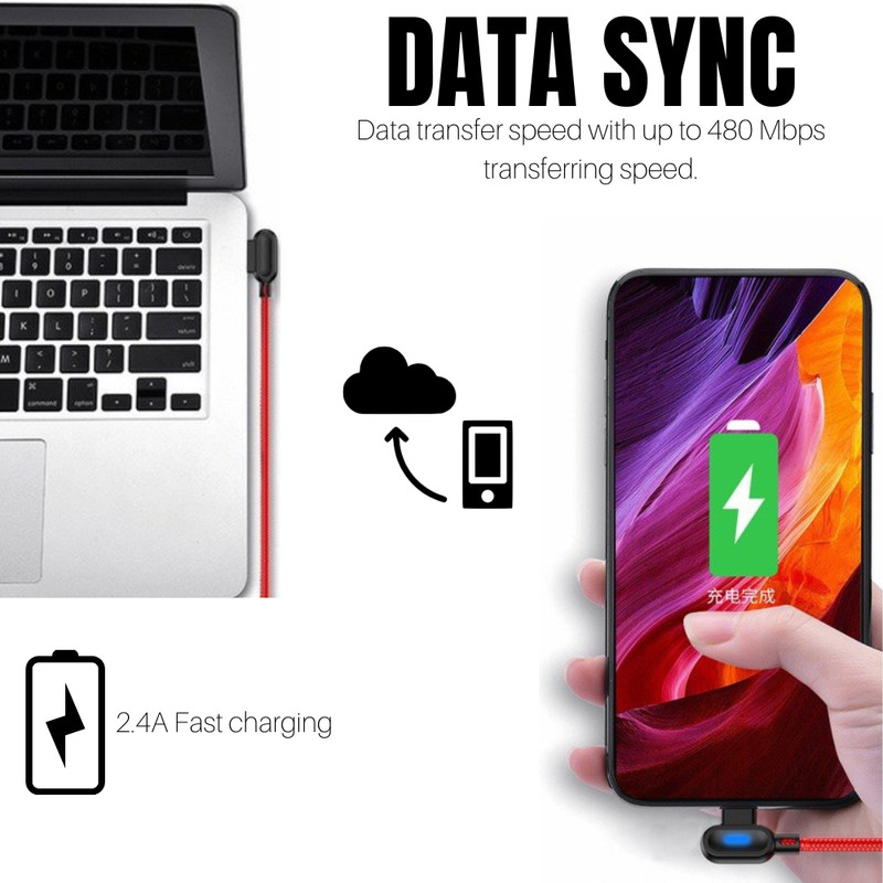 USB Type C Fast Charger Cable 6FT Charging Data Cord For Samsung HTC LG Android gallery