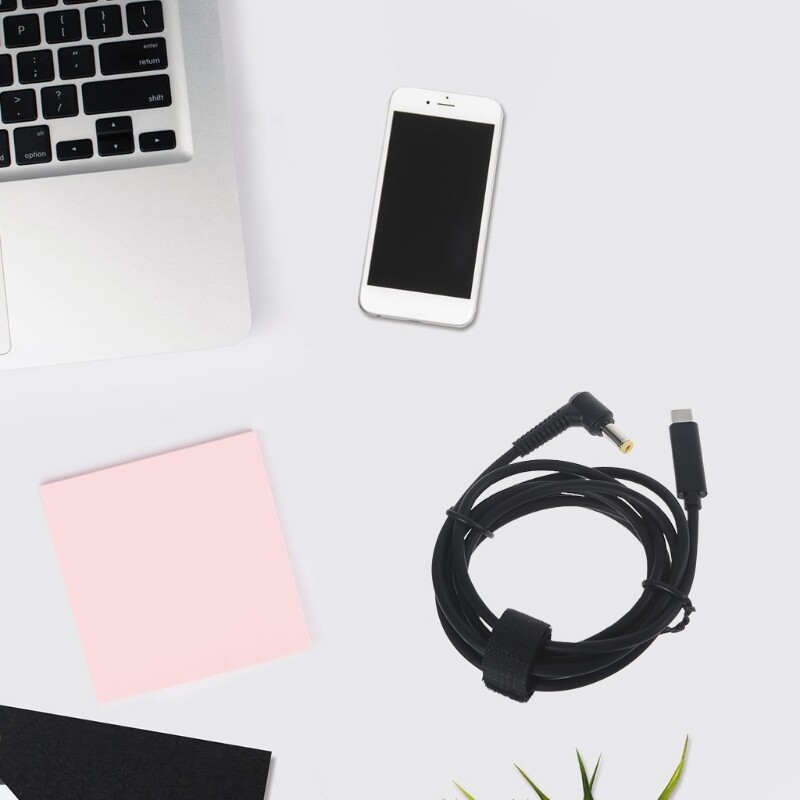 PD 65W Type-C to for DC 5.5x2.5mm Fast Charging Cable Cord for Computer Laptop gallery