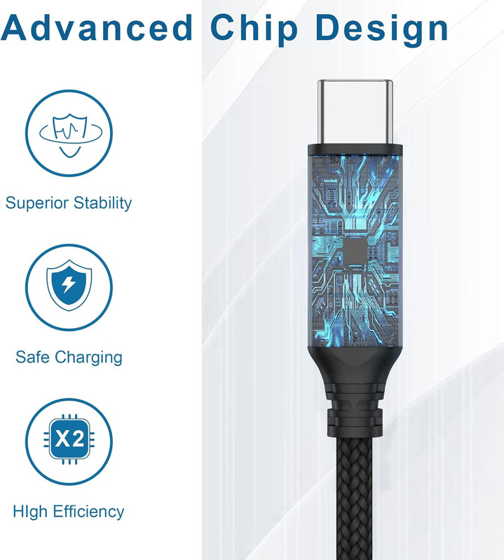 Extra Long USB Type-C 16Ft Fast Charging Cable, USB C to a Quick Charger Cord 16 gallery
