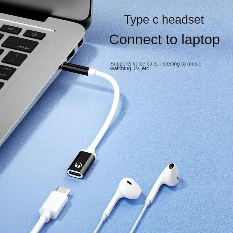 3.5mm Male to USB C Female Audio Adapter, Only Analog Audio Aux Jack Cable fo... gallery