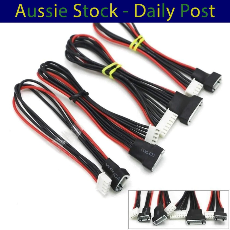 2/10pcs Connector-XH 2S 3S 4S 6S 10-20cm 22AWG Balance Wire Cable Lead