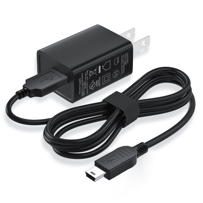 AC Power Charger Adapter for Texas Instruments TI-84 Plus CE 6ft, Black