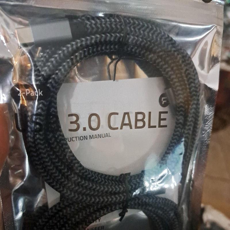 2 Pack 6ft USB C Charger Cable - Fast Charging Cords-Braided nylon - black -60w gallery