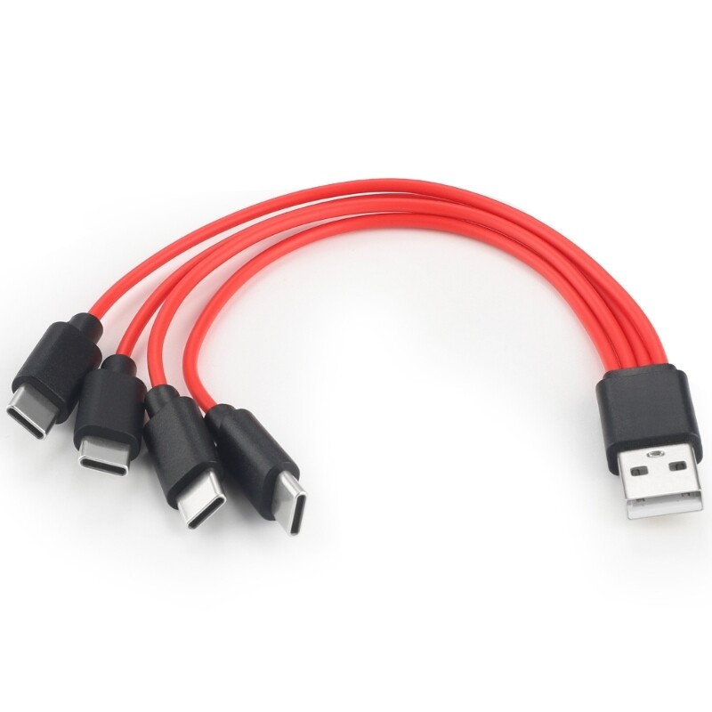 4 in 1 Convert Type C USB Cable For Tablet Laptop Phone Cord Splitter FastCharge gallery
