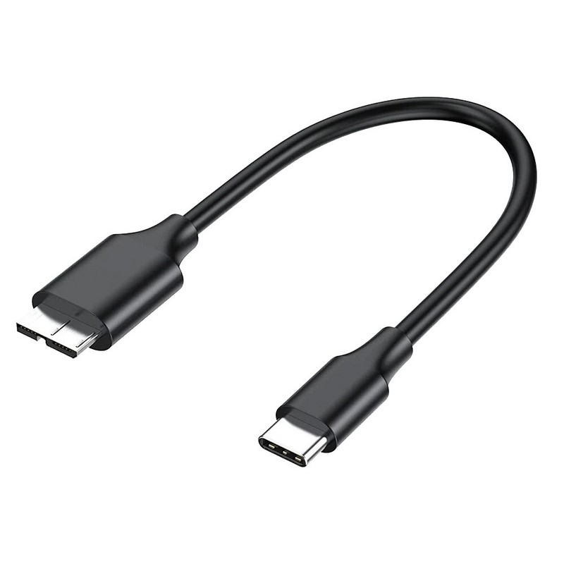 2/4/6Pcs 15cm Micro B to USB C External Hard Drive Cable Portable For Seagate gallery