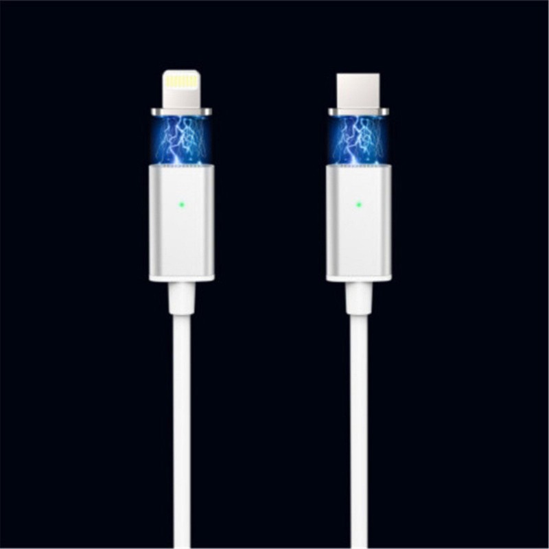 2PCS Easy Connect Magnetic USB Charging Cable For iPhone 5 S 6 S 7 8 + X XS gallery
