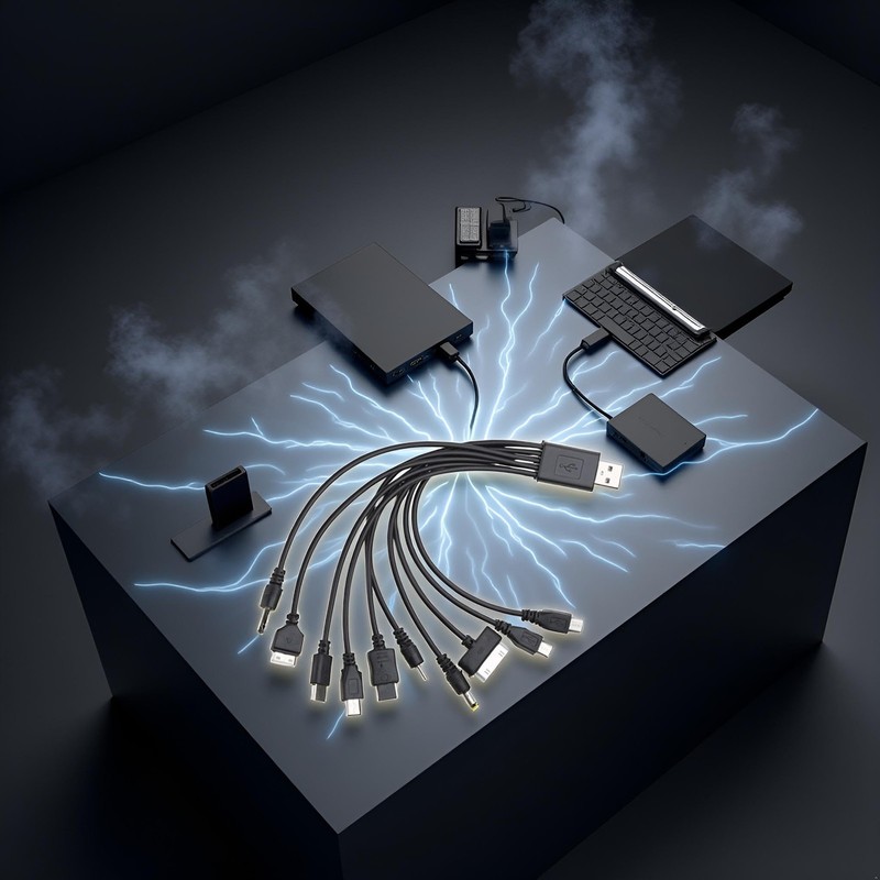 1 Piece 10 in 1 Universal USB Cable Multiple Charging Cable for gallery