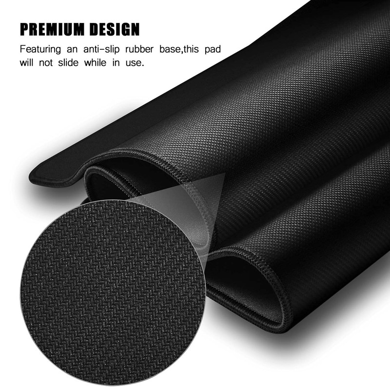 Extended Mousepad XXXL Non-Slip Rubber Base Textured Weave Gaming Mouse Pad, ... gallery