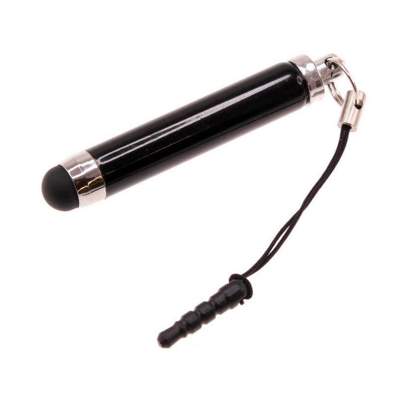 BLACK STYLUS TOUCH PEN EXTENDABLE COMPACT LIGHTWEIGHT for PHONES