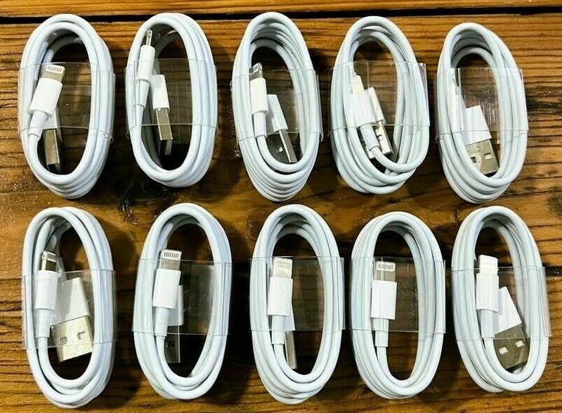 10x OEM Fast Charger Cable Cord For iPhone 5 6 7 8 Plus X 11 12 13 Pro Max gallery