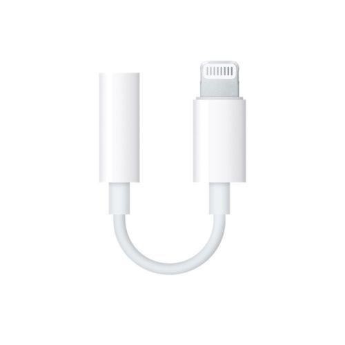 2PCS Authentic Apple Lightning to Headphone 3.5mm Jack Adapter - White gallery
