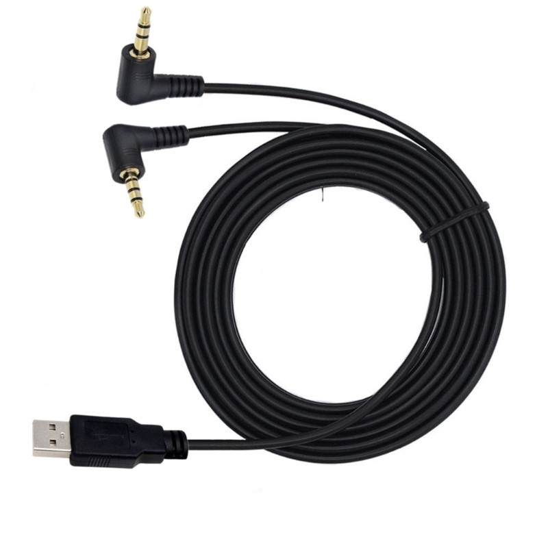 3.5mm o USB 2.0 Male Cable Headphone to USB Cord for Any 3.5mm Device gallery