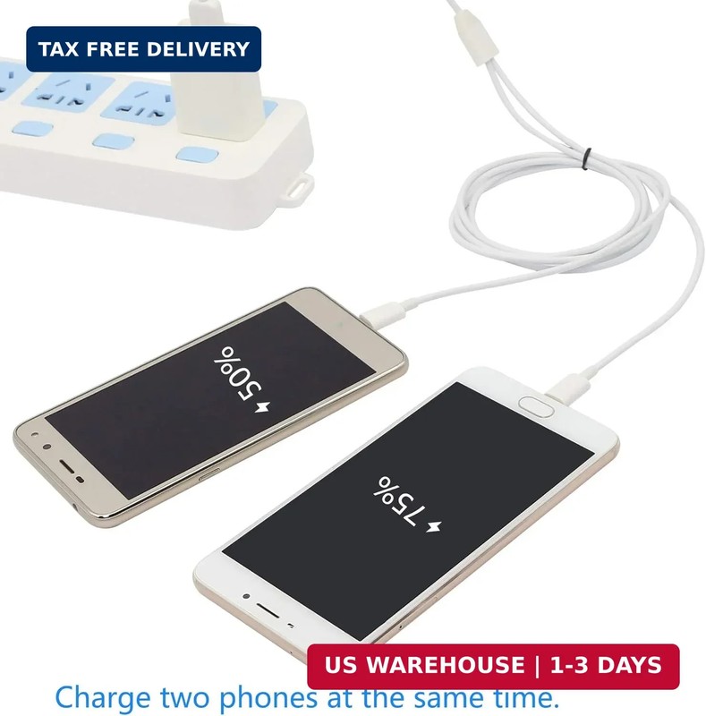 CERRXIAN 3Ft USB 2.0 Type A Male to 2 Micro USB Male Splitter Y Data Charge Conn gallery