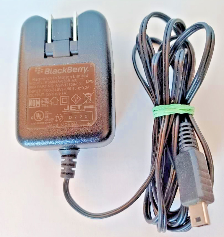 Original BlackBerry AC/DC Charger Adapter for BlackBerry Cell Phone Models
