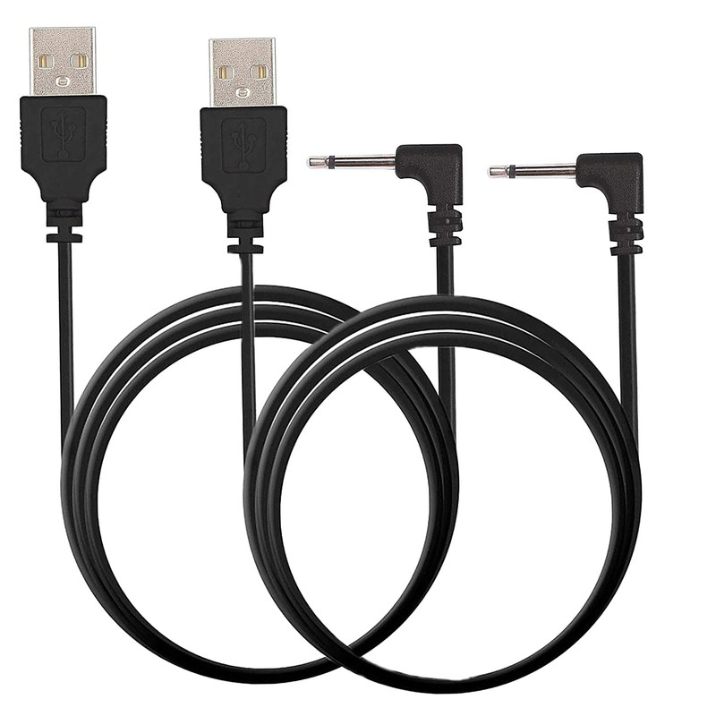 Charging Cable for Lush 2 3 Hush and Edge – USB Charger Cord Black (2-Pack)