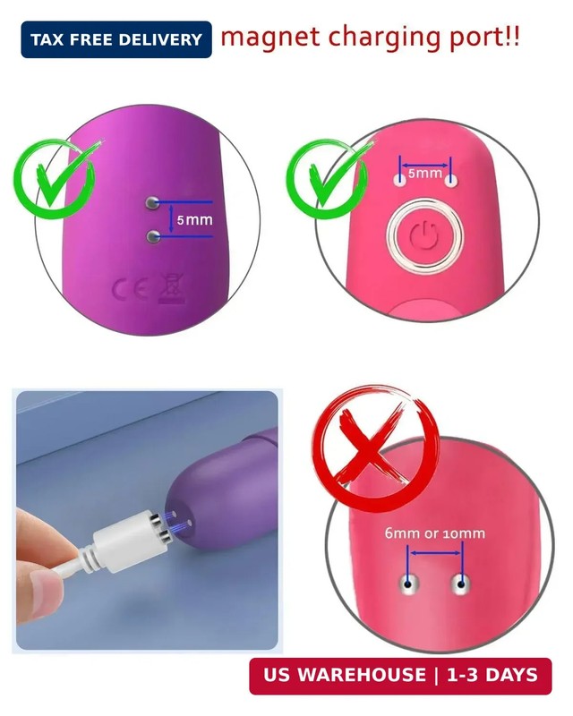 5mm Magnetic USB DC Charger Cable Replacement Charging Cord 2.6Ft(5mm/0.2in) gallery