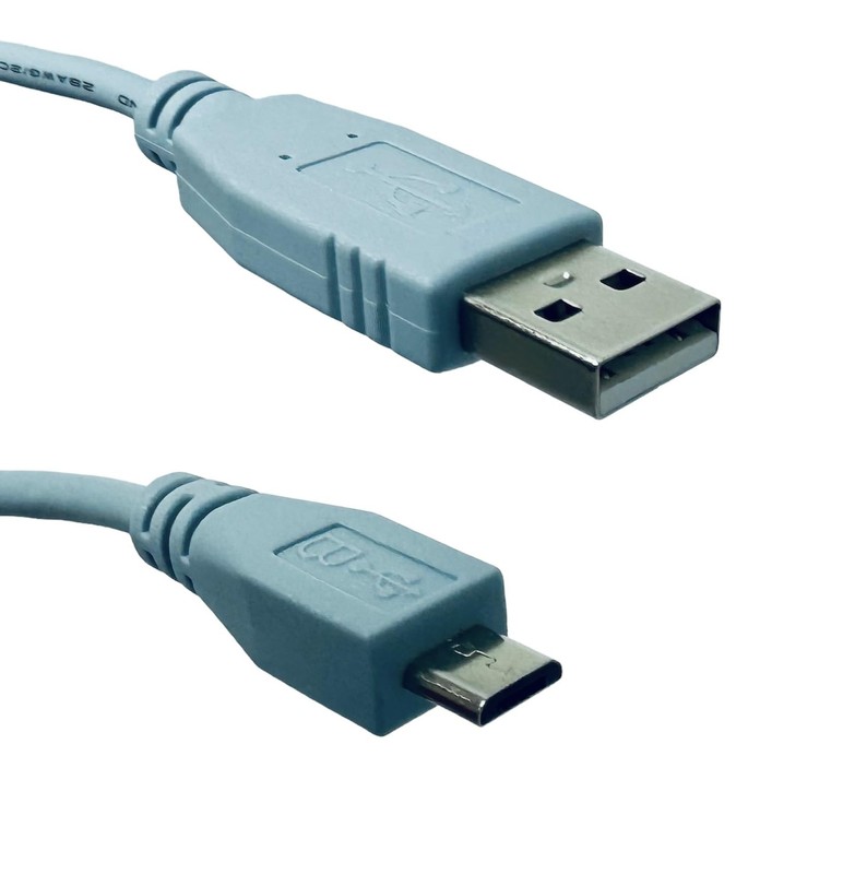 Aexus Cisco Console Cable | USB A to USB Micro-B 6 ft 1.8 Meters | CAB-USB-UB…