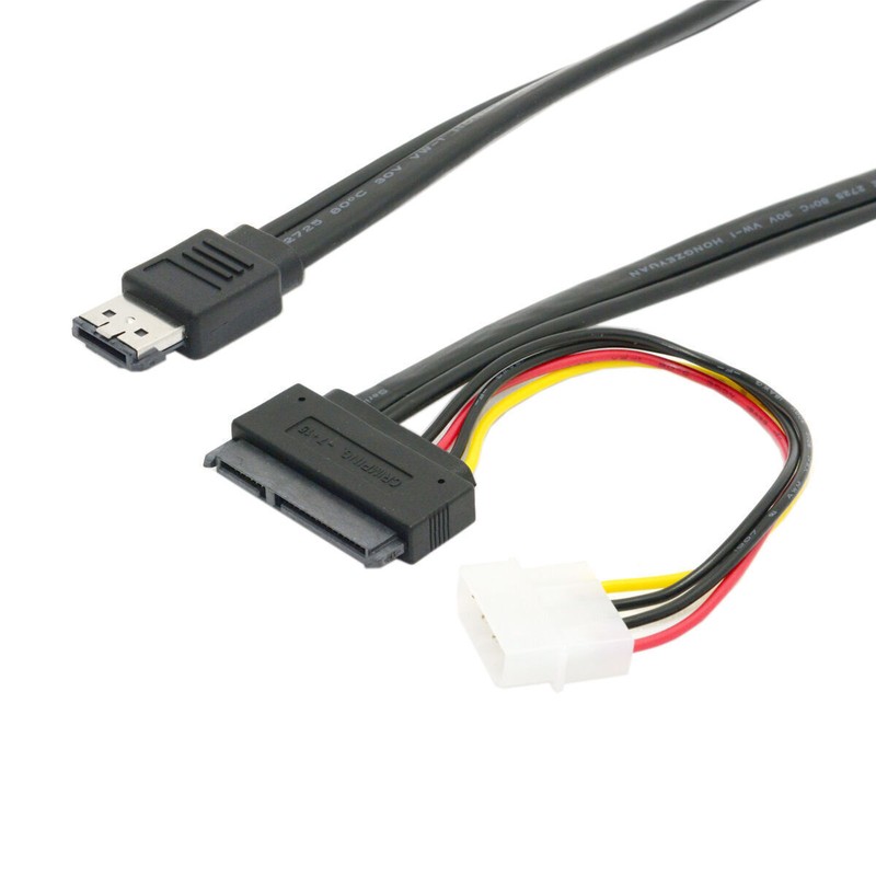 Power ESATA Combo to SATA 22pin & IDE 5V 12V for 3.5" 2.5" Hard Disk Cable 0.5m gallery