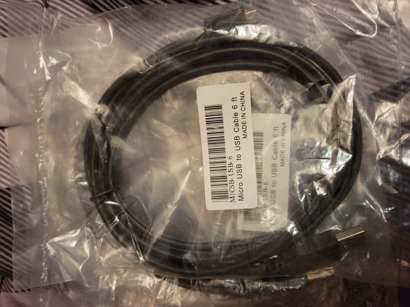micro usb to usb 6 ft cord ( bundle of 4)